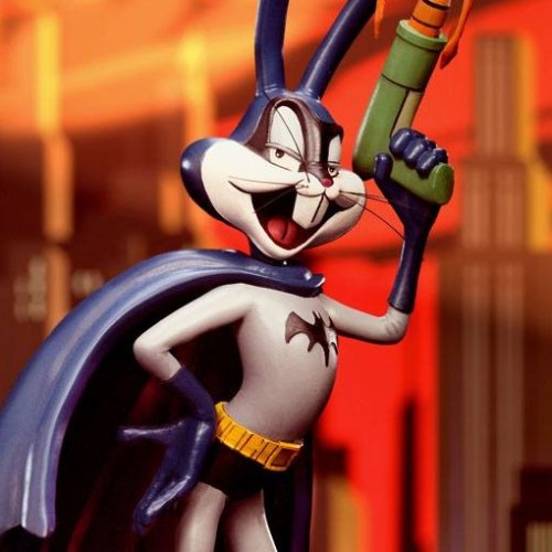 Bugs Bunny Batman Space Jam A New Legacy Art 1/10 Scale Statue by Iron Studios